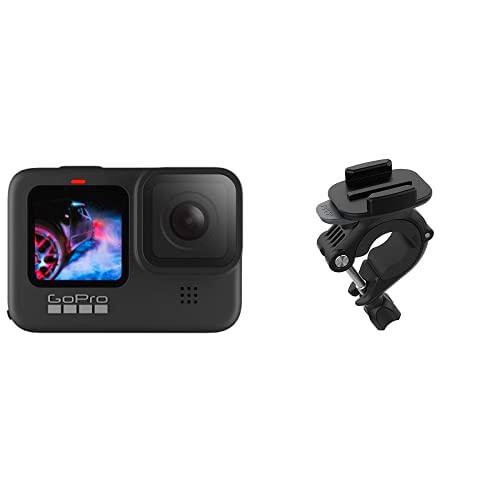 GoPro HERO9 Black - Cámara de acción Sumergible con Pantalla LCD Delantera y Pantalla táctil Trasera+GoPro AGTSM-001