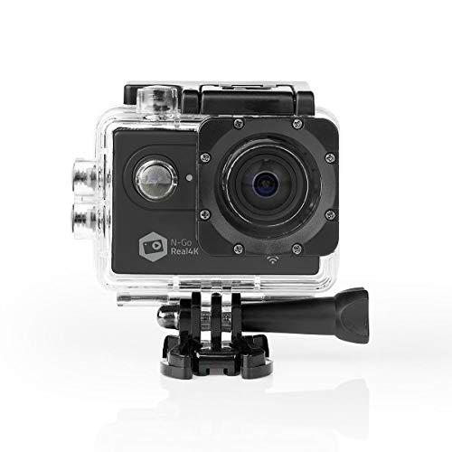 Action CAM | 4K@60fps | 16 MPixel | Waterproof up to: 30.0 m | 90 min | Wi-Fi | App Available for: AndroidT/iOS | Mounts Included | Black