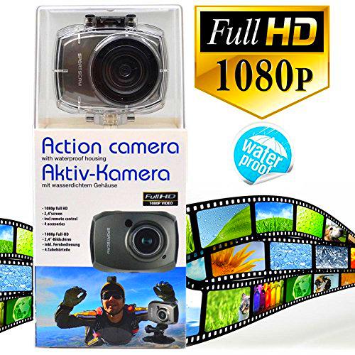 BAKAJI Action Camera - Carcasa Impermeable para cámara o videocámara