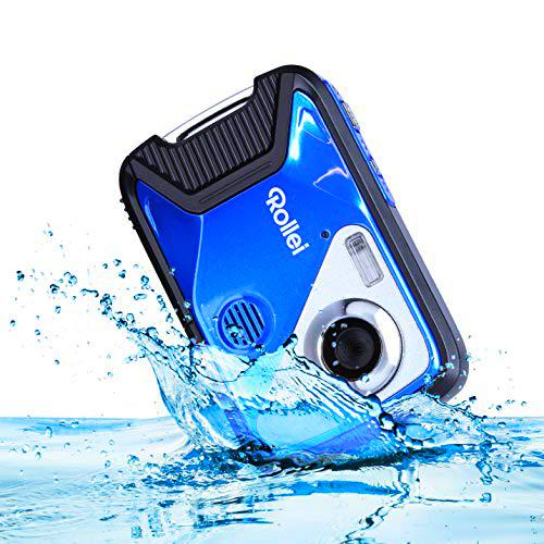 Rollei Sportsline 60 Plus - Cámara digital resistente al agua con videocámara de 21 MP y Full HD