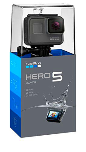GoPro Hero5 Black - Cámara deportiva de 12 MP (4K, 1080p
