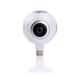 Midland H360 Smart Cámara 360 º para Smartphone, Color Blanco Midland