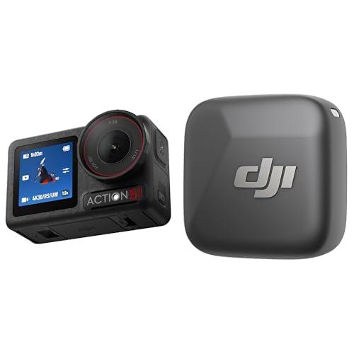 DJI Pack para Vlogs Osmo Action 5 Pro (Mic Mini), cámara de acción 4K para Vlogs