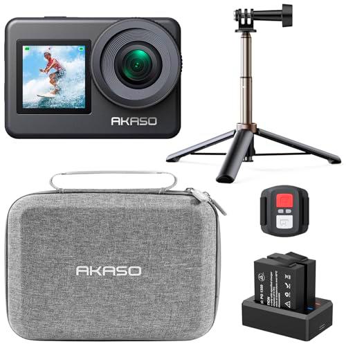 AKASO Pack de Creador Brave 7 Cámara Deportiva 4K WiFi 20MP