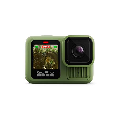 GoPro HERO13 Black en Verde Bosque - Cámara de acción Impermeable con Video 5.3K60