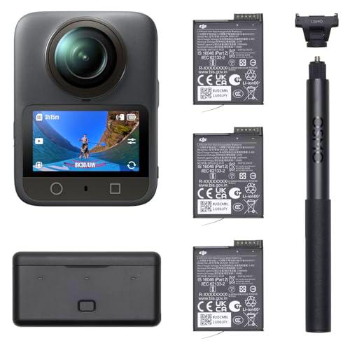 DJI Pack Aventura Osmo 360, cámara 360 con Imagen 360º de 1 Pulgada