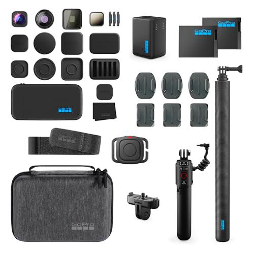 GoPro HERO13 Black Paquete Definitivo: Lentes HB, Poste 2,7 m