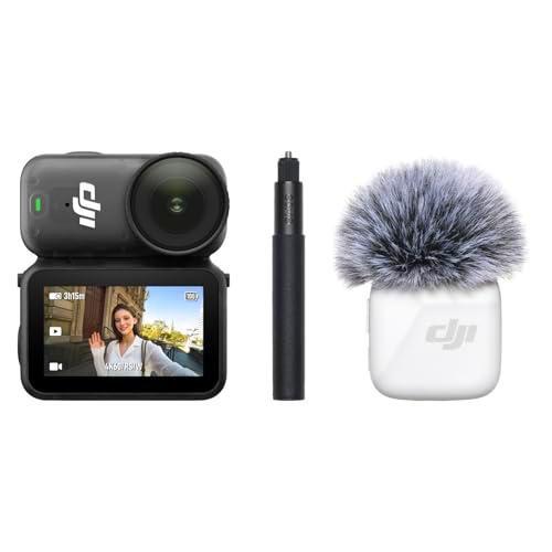 DJI Pack para vlog Osmo Nano (64 GB) - Cámara portátil para vlogging 4K con Mic Mini TX Blanco