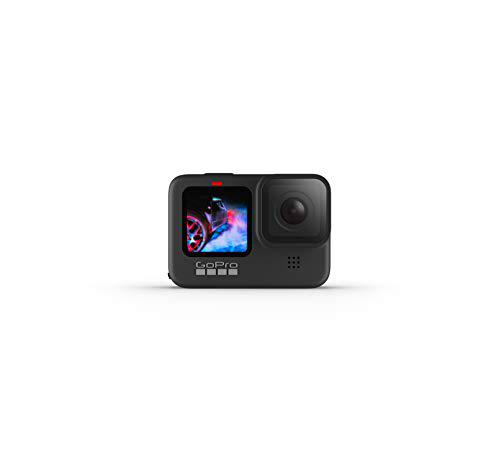 GoPro HERO9 Black - Cámara de acción sumergible con pantalla LCD delantera y pantalla táctil trasera